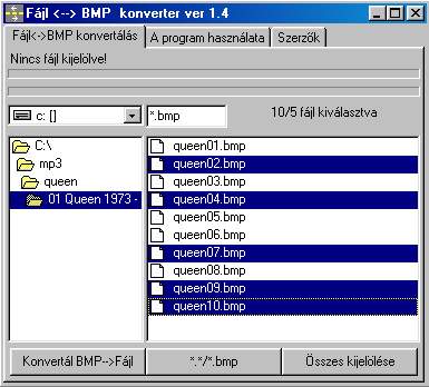 BMP-b�l f�jl visszanyer�se